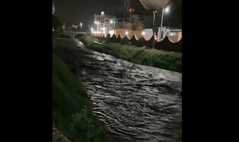 Alertan por alto nivel de agua en el Río Yautepec