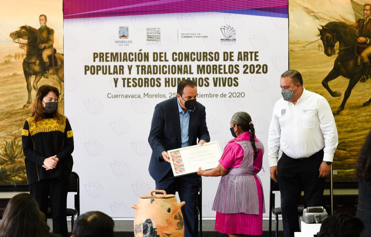 Reconocen a Tesoros Humanos Vivos 2020 de Morelos