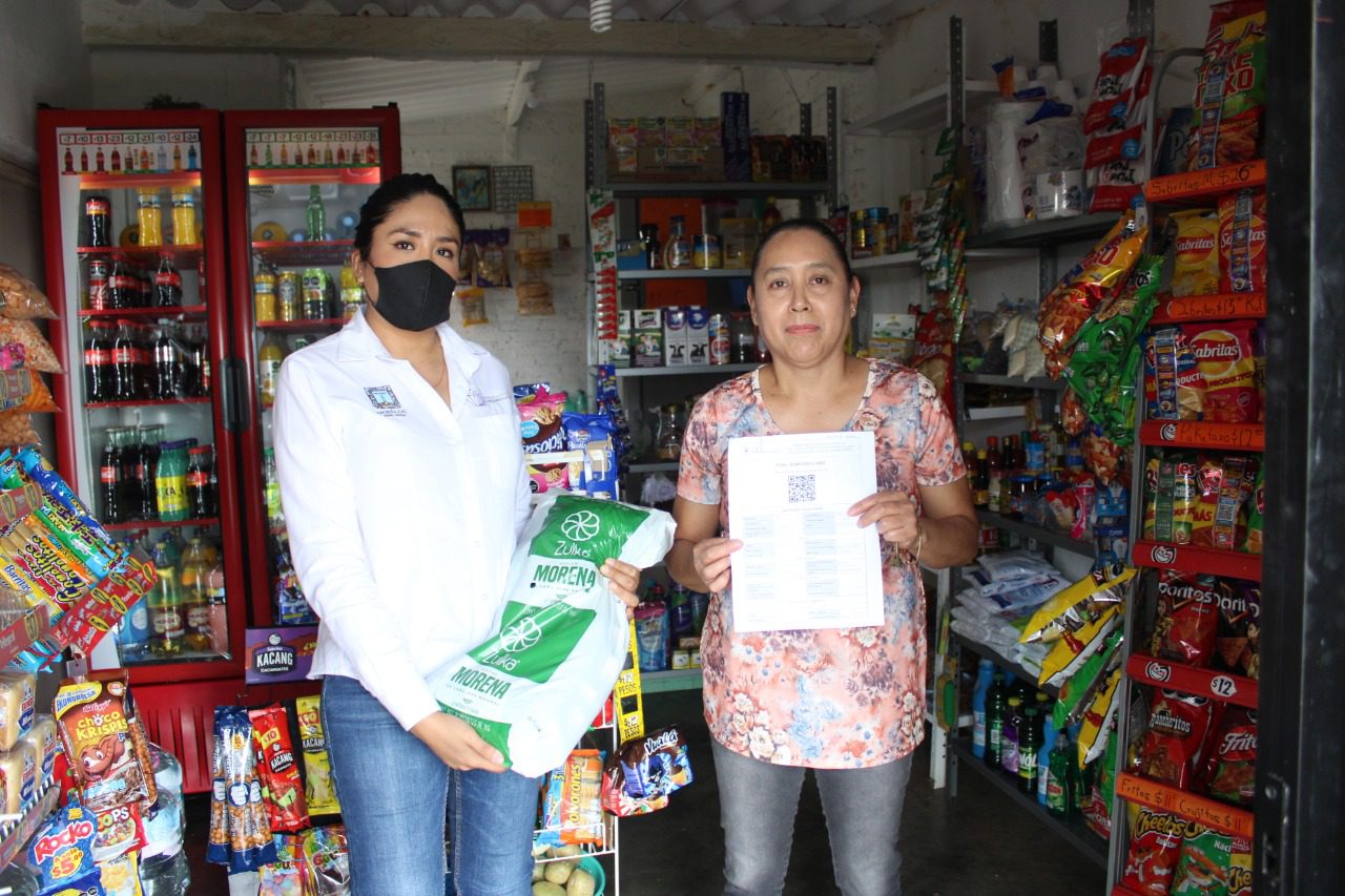 Entregan apoyos a más de mil tienditas de Morelos