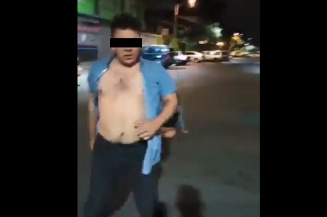 #LordAjusco, hombre golpea a una mujer en plena calle
