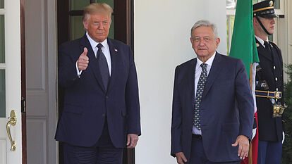 AMLO desea pronta recuperación a Donald Trump y su esposa