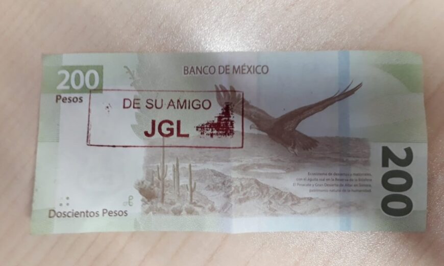 “Chapobilletes”de 200 pesos circulan en Culiacán, Sinaloa
