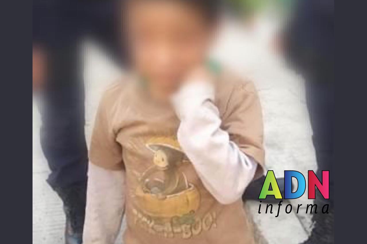 Abandonan a niño de 5 años golpeado en Emiliano Zapata
