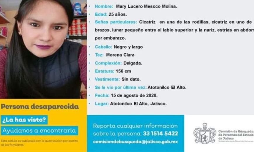 Reportan a tres peruanos desaparecidos en Atotonilco Jalisco