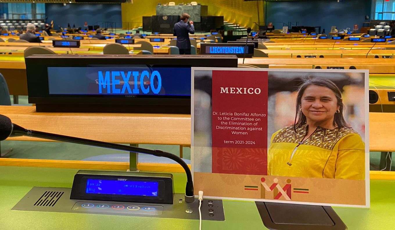 México gana posición en la ONU  para erradicar discriminación contra la mujer