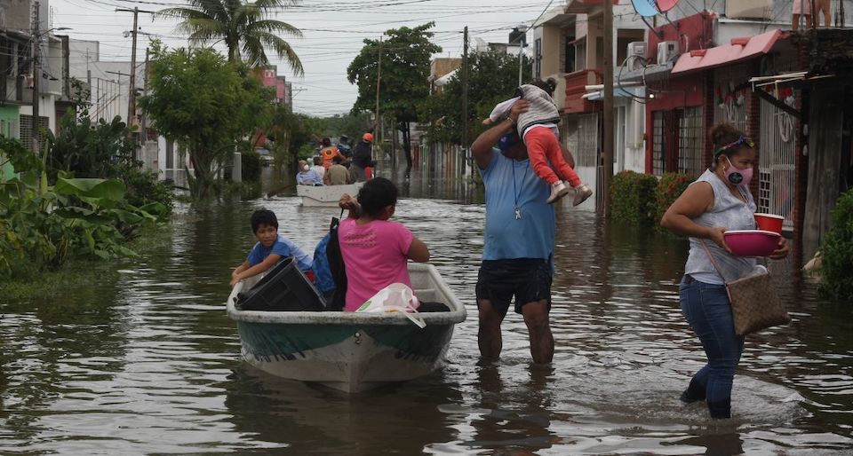 Tabasco y Chiapas en estado de emergencia y desastre natural por las lluvias