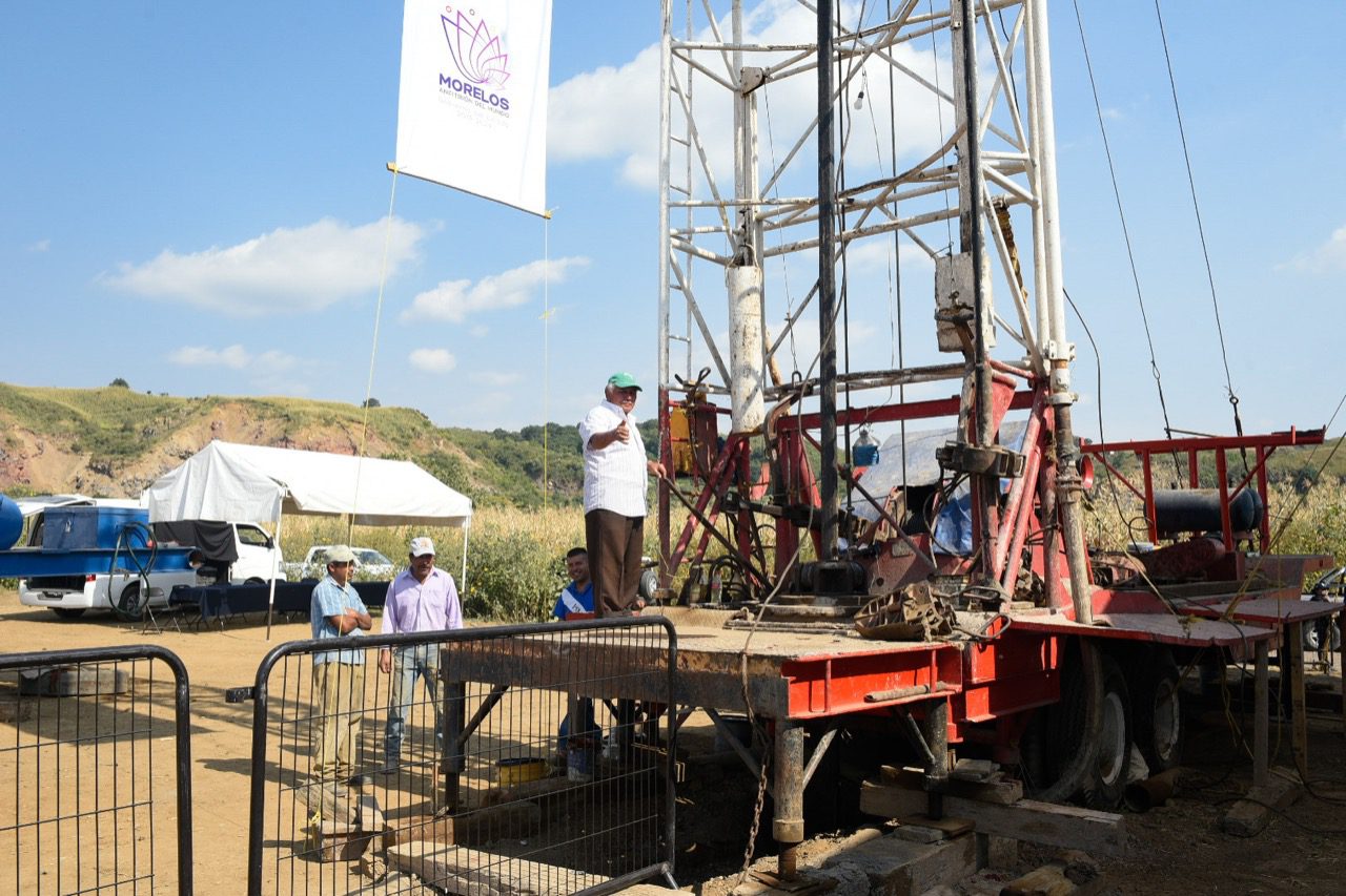 Inician construcción de pozo agrícola en Atlatlahucan