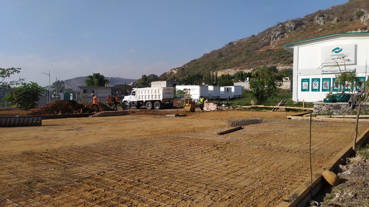 Avanzan la construcción de planteles educativos en Morelos