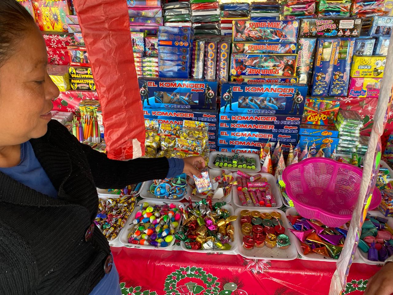 Comerciantes de pirotecnia reportan pocas ventas en Morelos