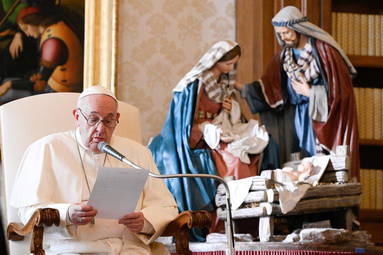 El Papa Francisco pide que esta navidad sea más autentica y menos consumista