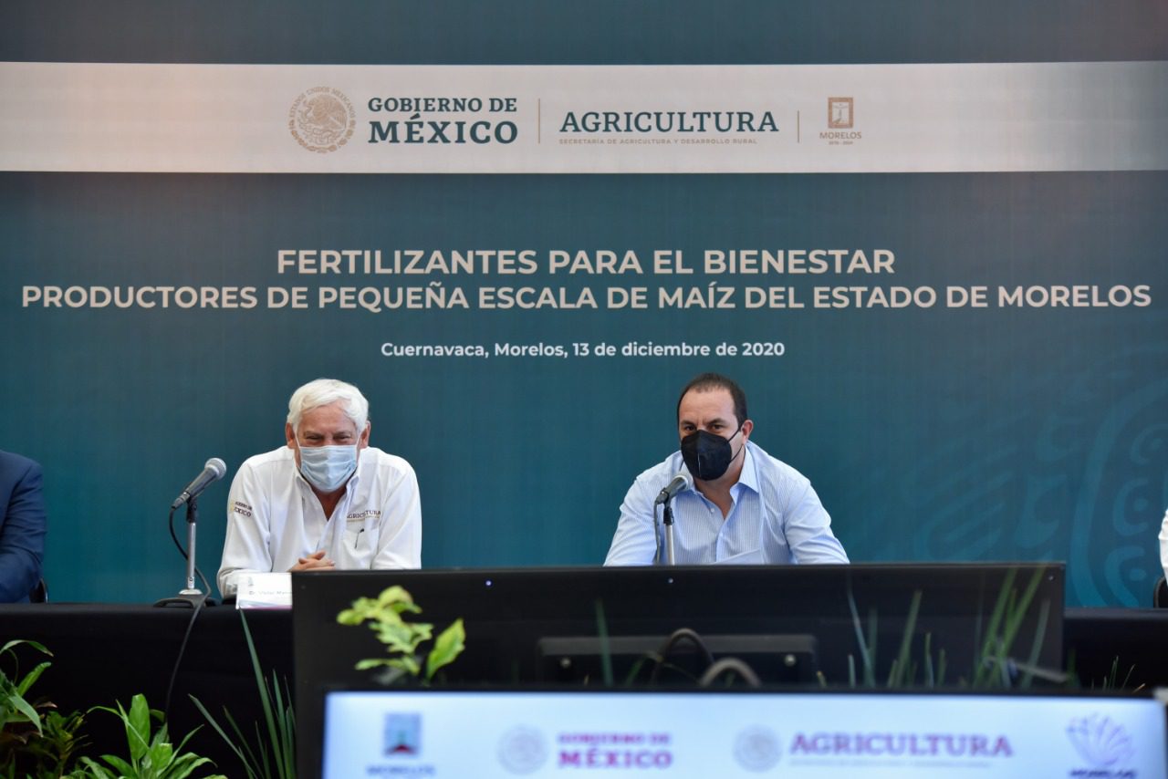 Aplican en Morelos el programa “Fertilizantes para el bienestar”