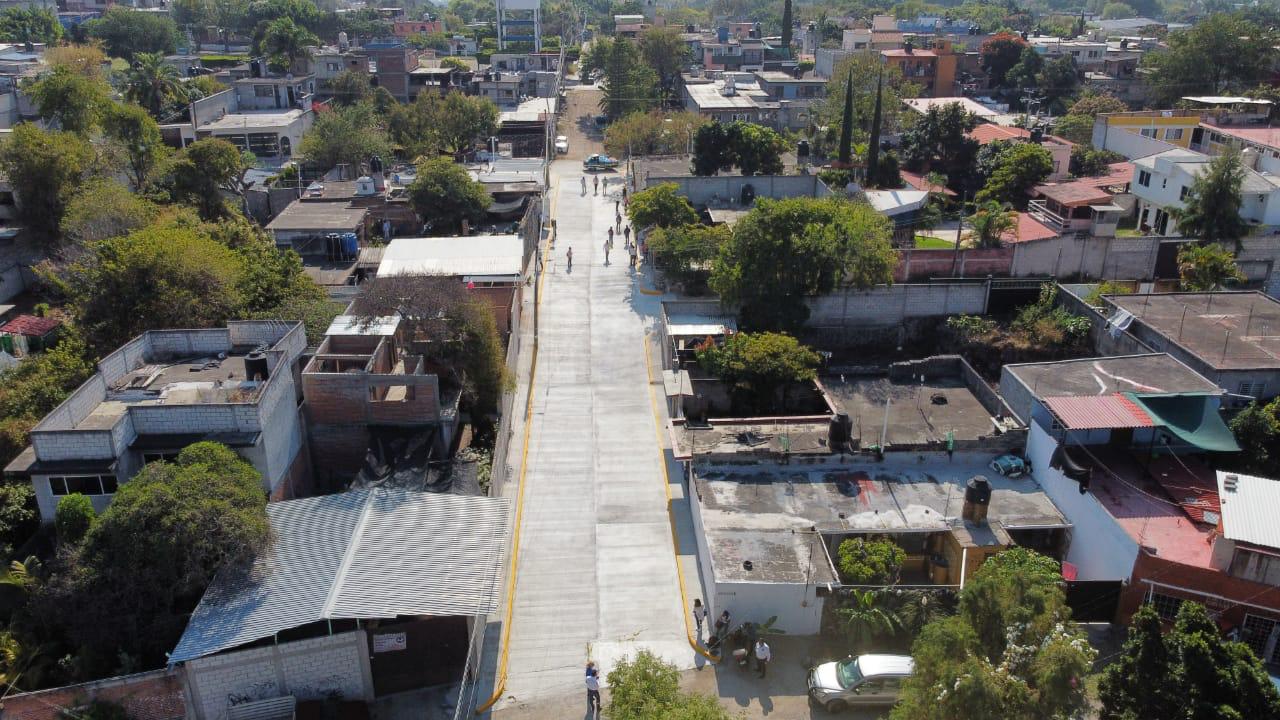 Entregan cuatro obras públicas en Jiutepec