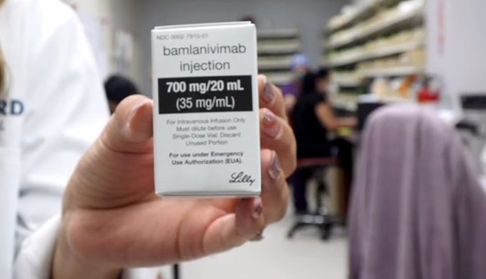 Tratamiento con bamlanivimab reduce en un 80% el riesgo de COVID-19