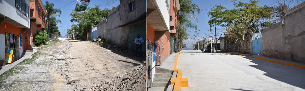 Entregan pavimentación en la Josefa de Jiutepec