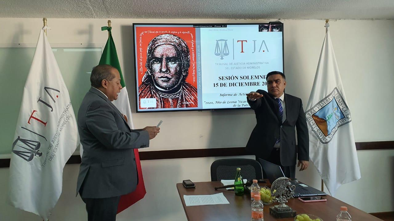 Asume la presidencia del TJA el magistrado Joaquín Roque González