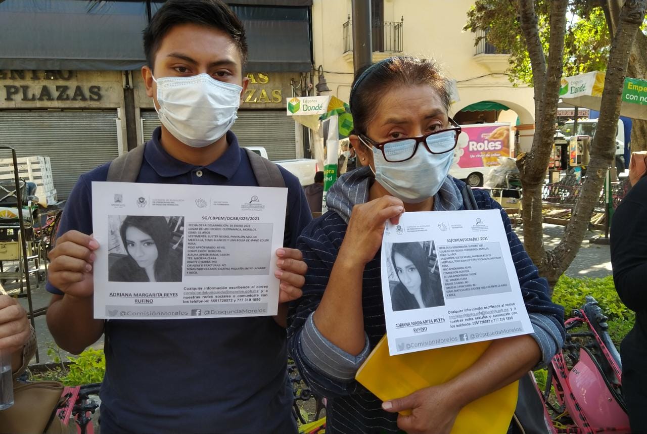 Familiares piden ayuda para localizar Adriana, desaparecida desde el martes