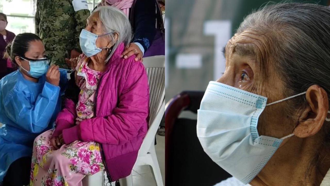 En México dos abuelitas de más de 100 años recibieron la vacuna contra el COVID-19