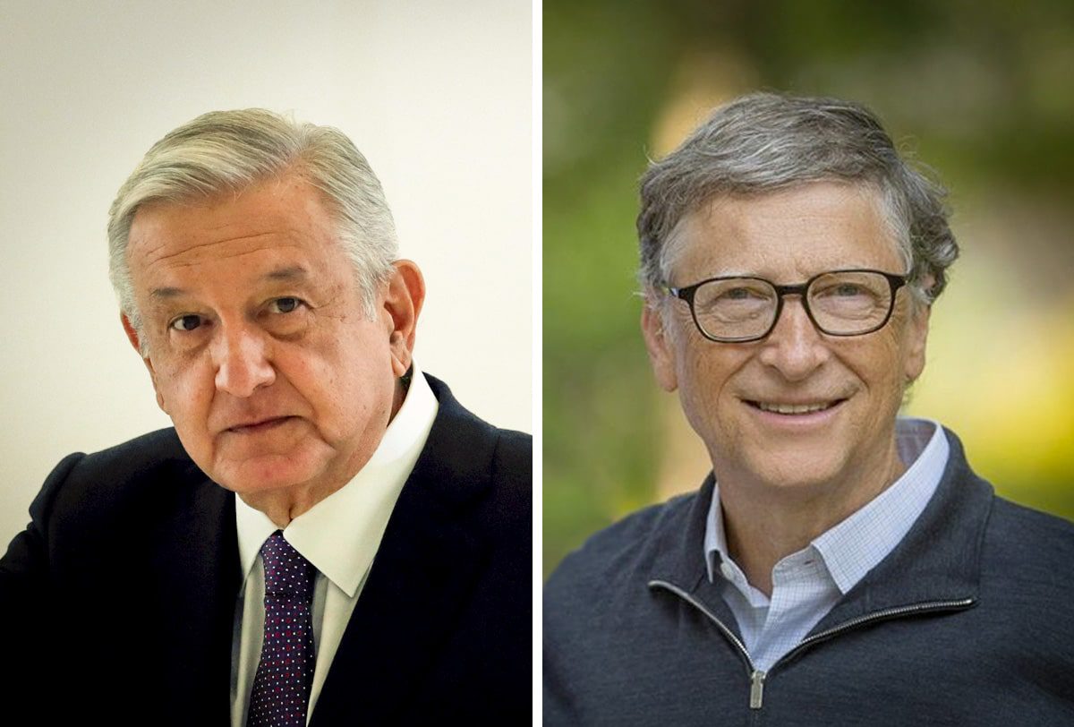 Bill Gates pide a AMLO más educación y menos petróleo