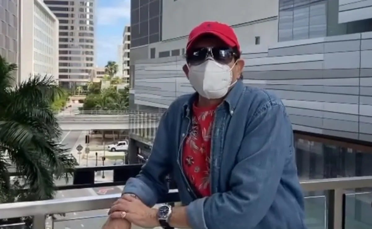 Pepillo Origel viajó a Miami para recibir la segunda dosis de la vacuna contra el COVID-19