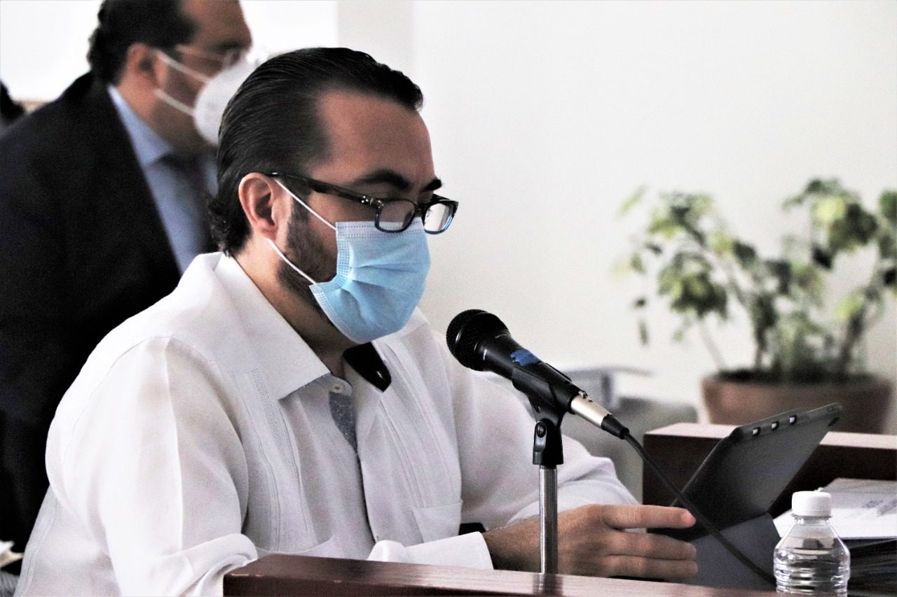 Comparece el Secretario de Gobierno de Cuahutémoc Blanco ante el Congreso