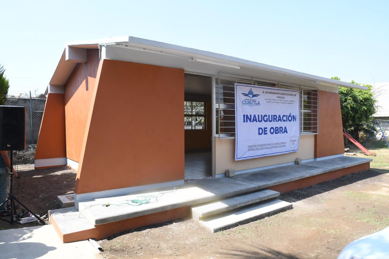 Entregan infraestructura educativa en Cuautla