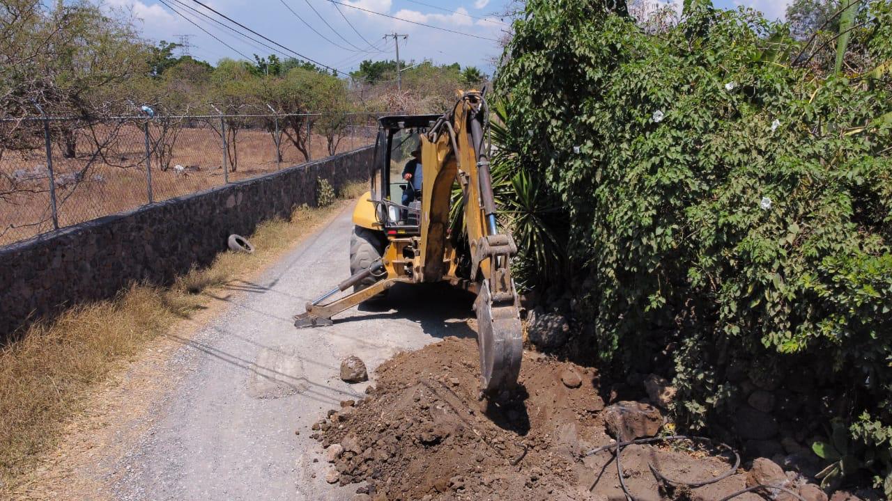 Amplían 900 metros de la red de agua potable en la colonia Pinos de Jiutepec