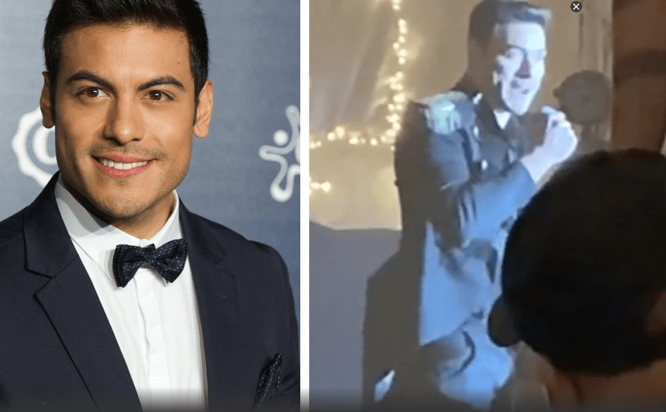 Carlos Rivera acude a fiesta de XV años