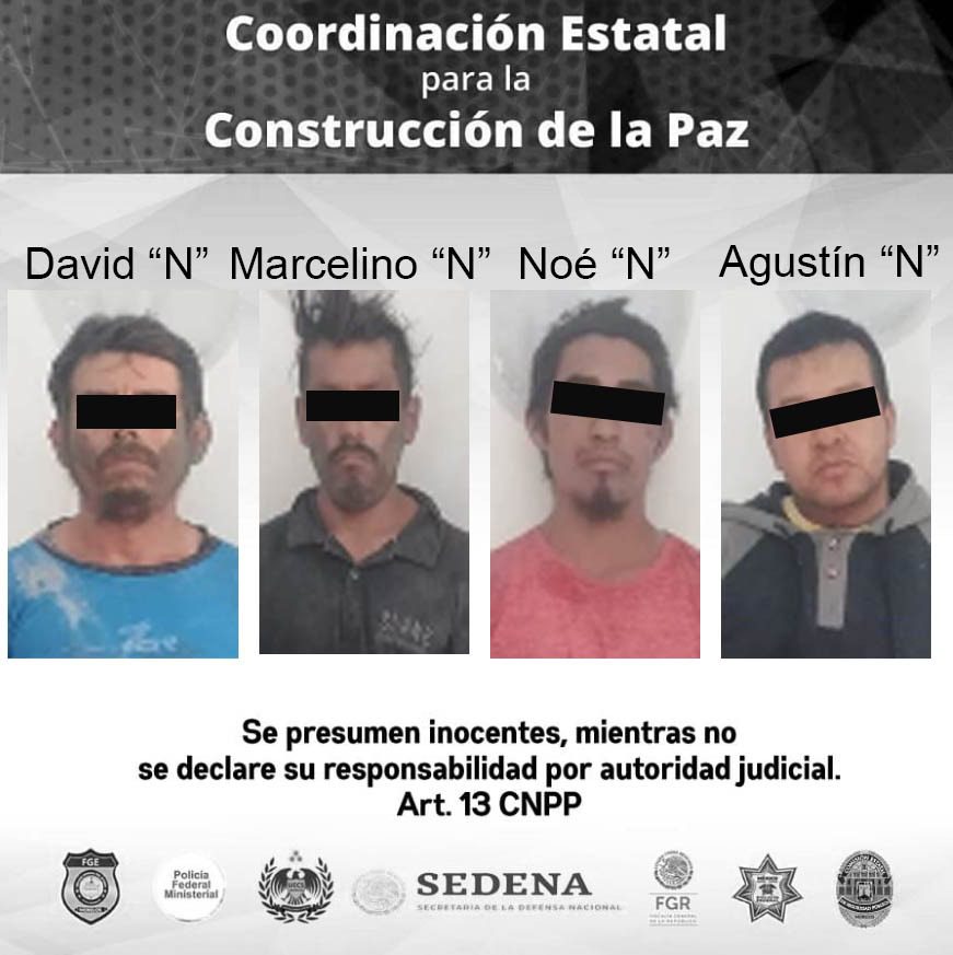 Detienen a 13 hombres que vaciaban un camión robado en Cuautla