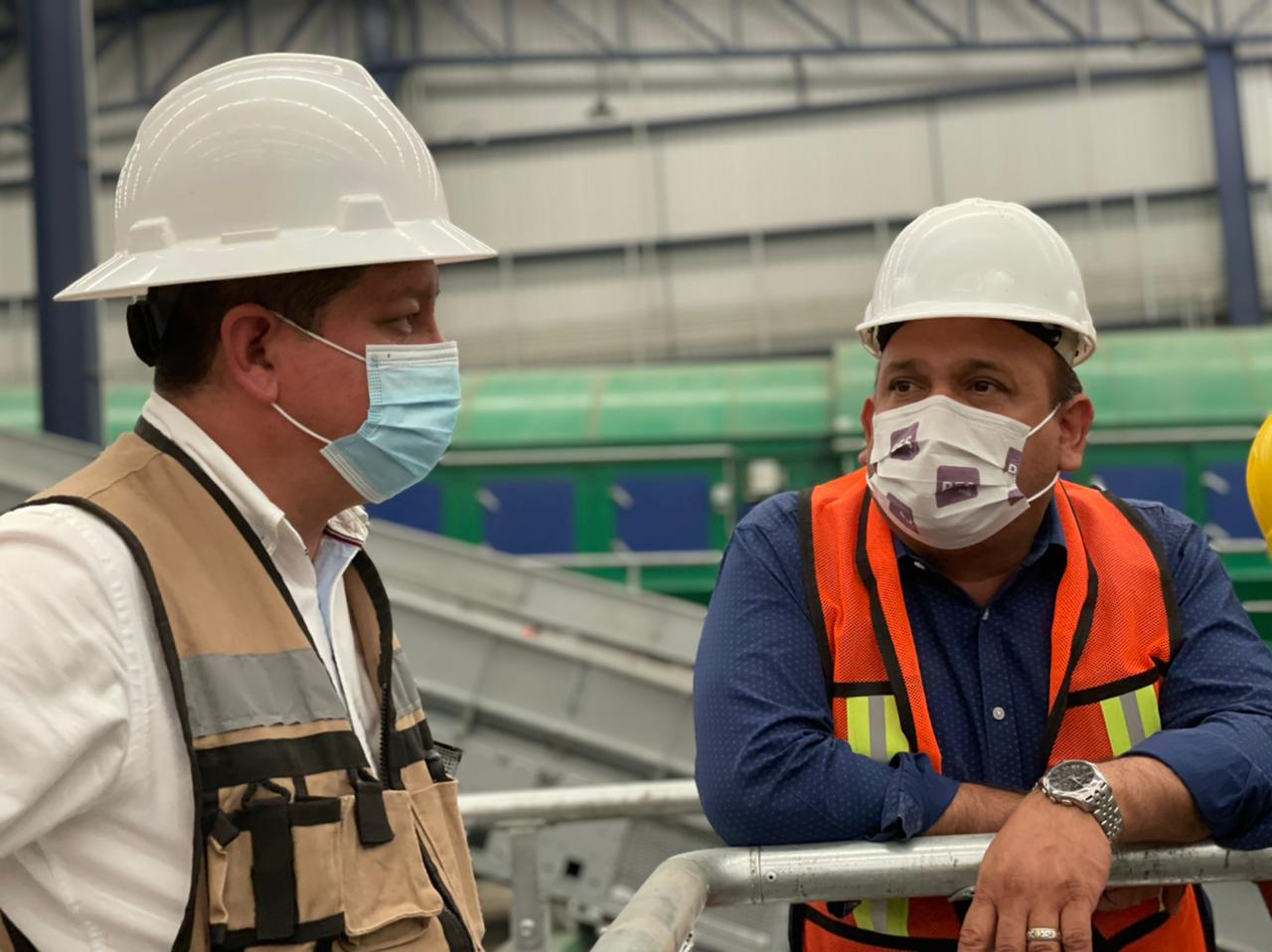 Moises Agosto visita el relleno sanitario “La Perseverancia”