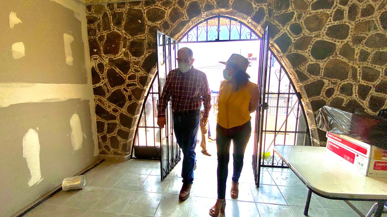 Remodelan oficinas municipales en la colonia Juan Morales de Yecapixtla