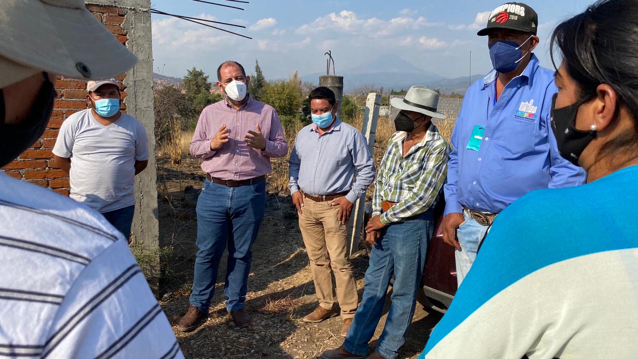 Conagua acude a dictaminar perforación de pozo en Yecapixtla