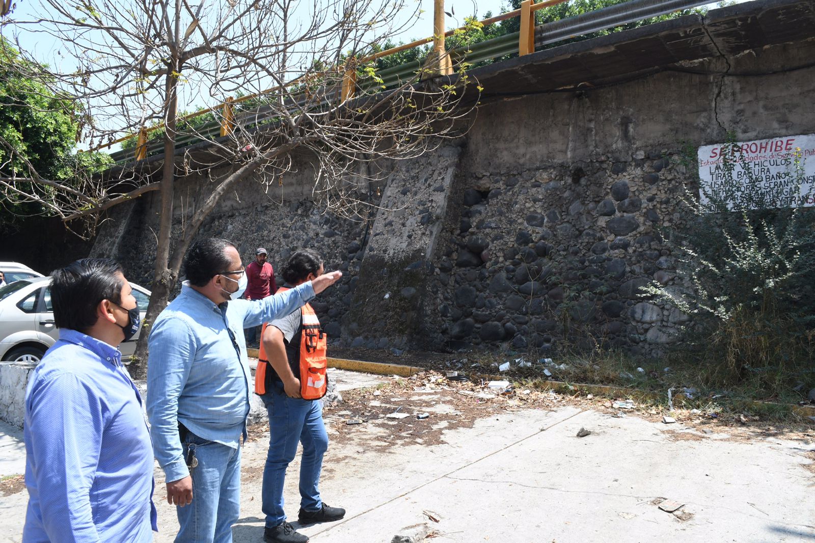 Evalúan estructura del puente Carlos Pacheco en Cuautla