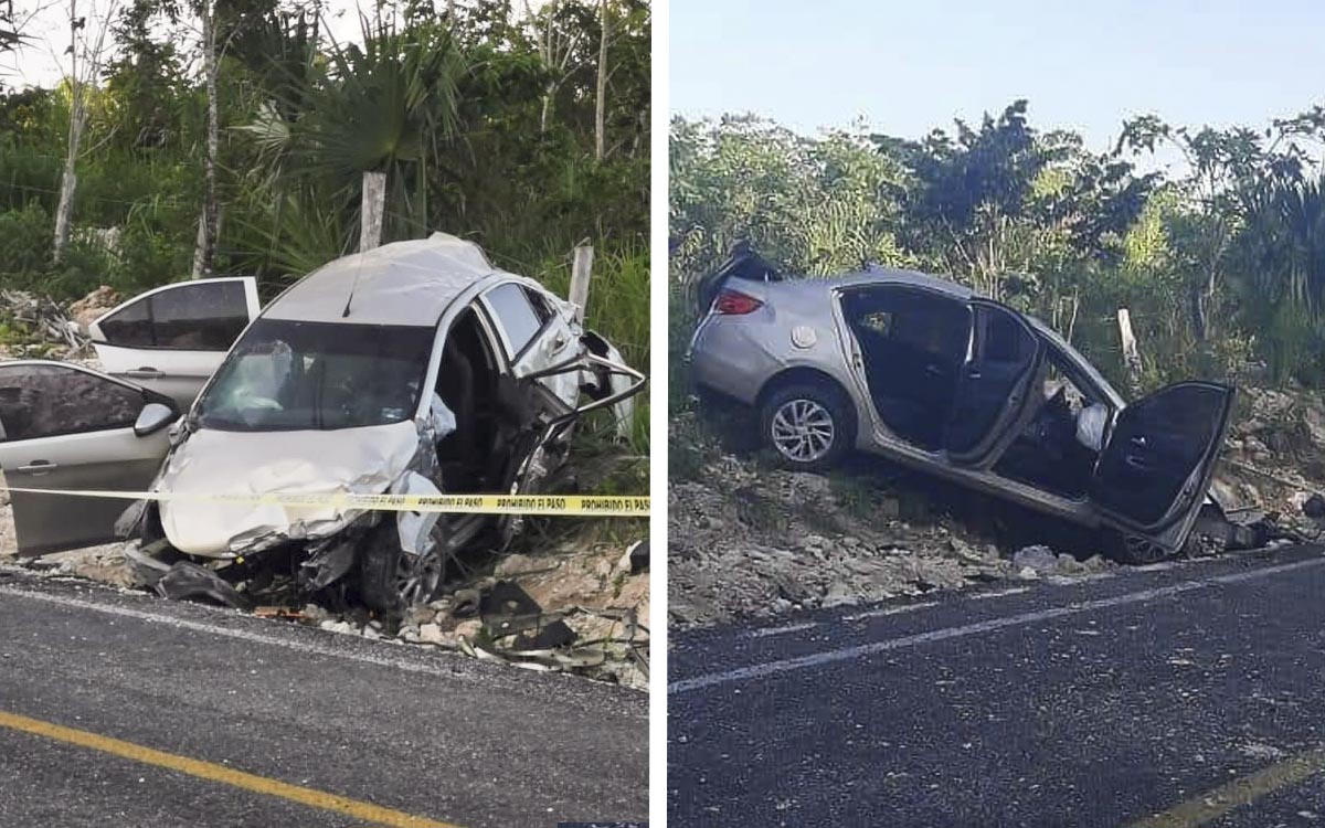 Muere en una accidente esposa de candidato a la presidencia del Bacalar