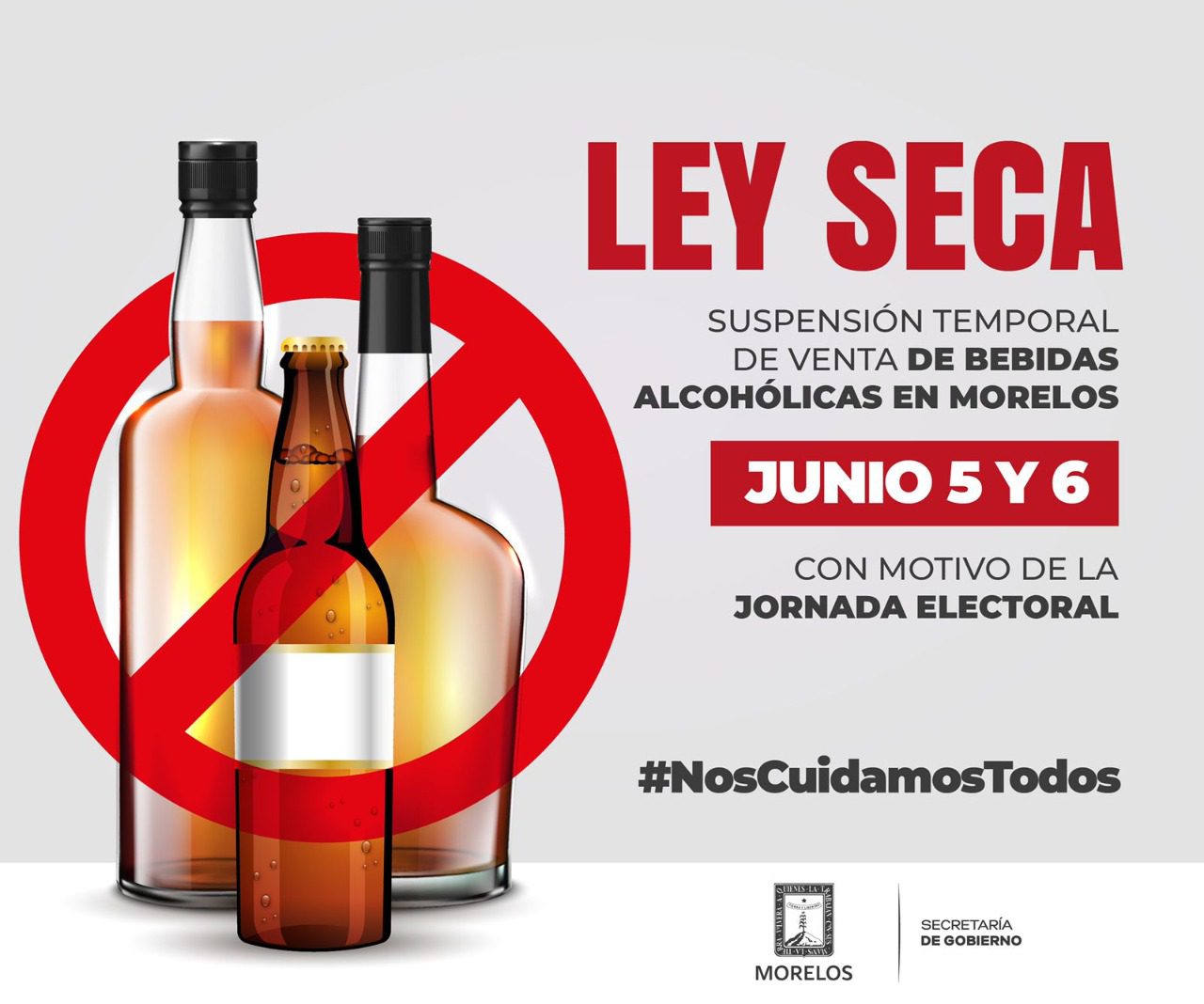Aplican LEY SECA en Morelos para la jornada electoral
