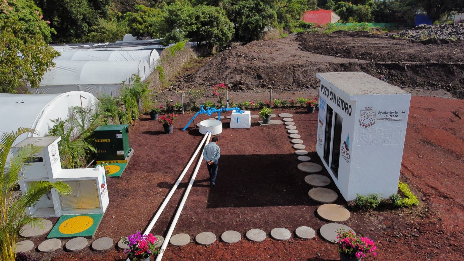 Ponen en operación nuevo pozo de agua en Jiutepec