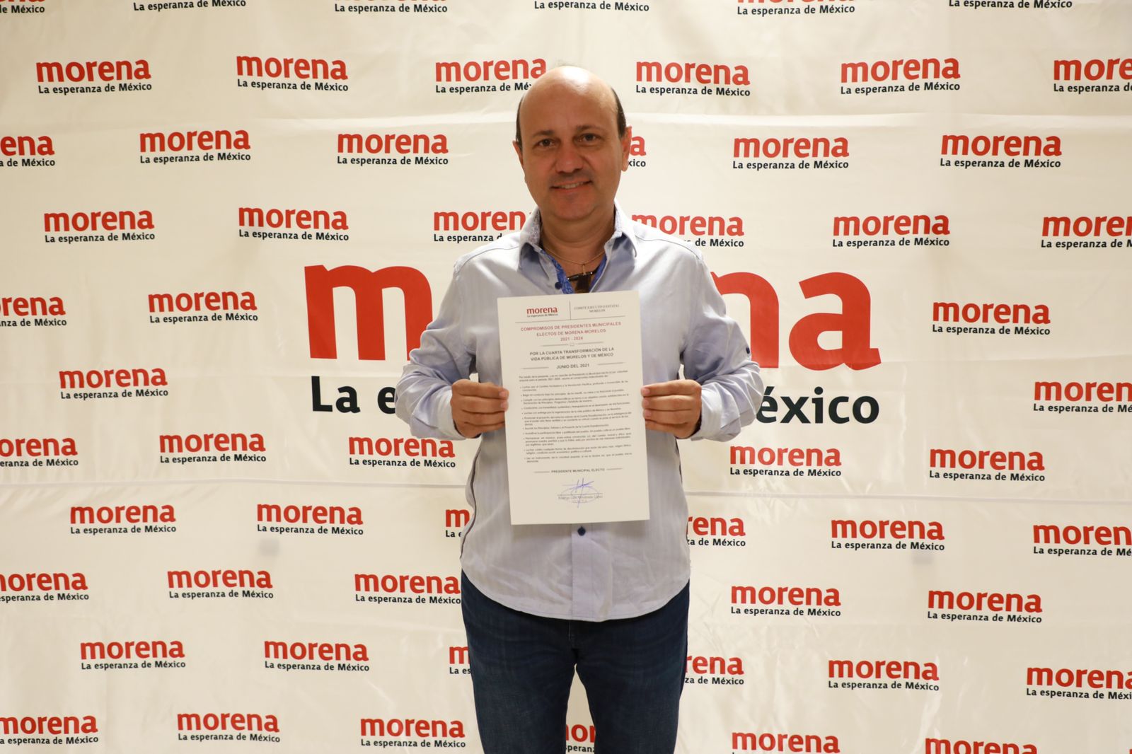 Rodrígo Arredondo se compromete como alcalde electo de Cuautla