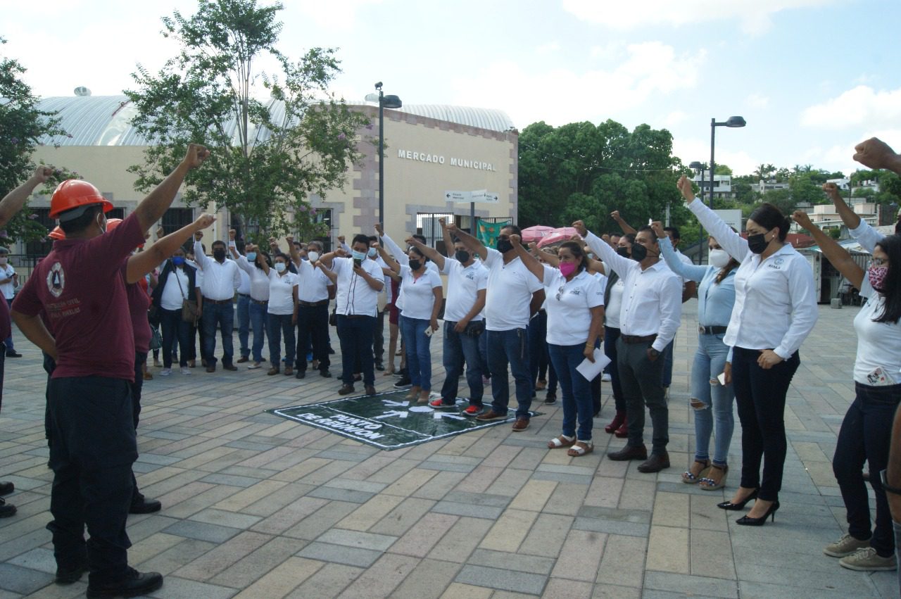 Participa Ayala en el Simulacro Nacional de PC