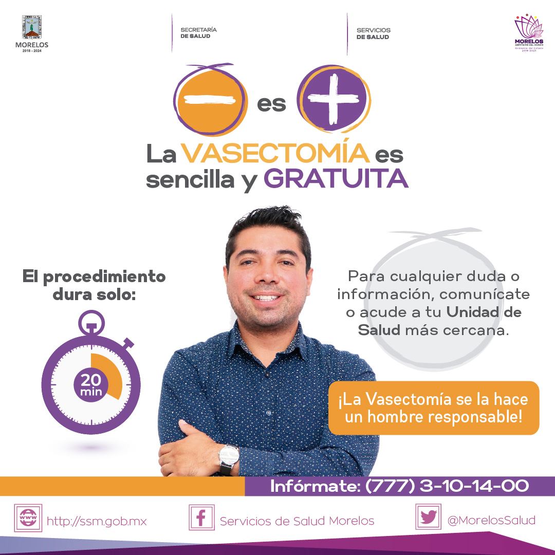 Ofrecen VASECTOMÍAS sin bisturí y GRATIS