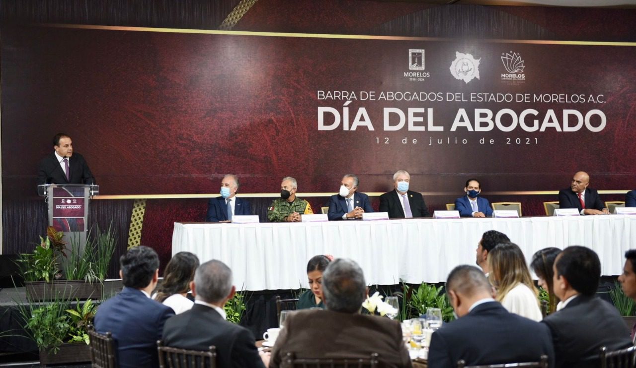 Conmemoran el Día del Abogado en Morelos