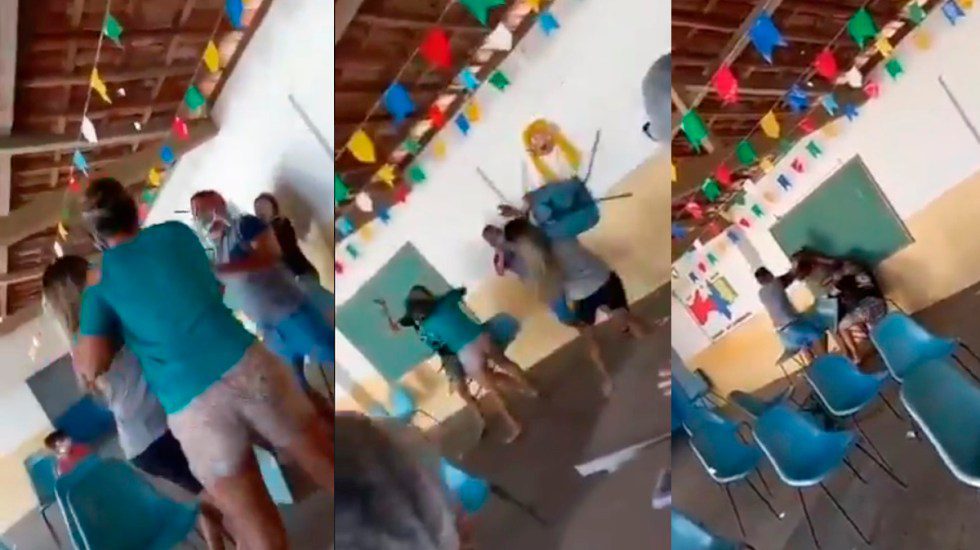 [VIDEO] Hombre acompaña a su amante a vacunarse y se encuentra a su esposa