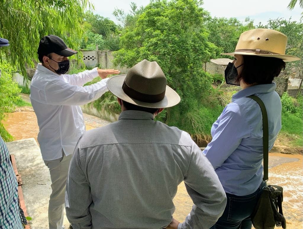 Recorre alcalde electo Rodrigo Arredondo presas del Río Cuautla
