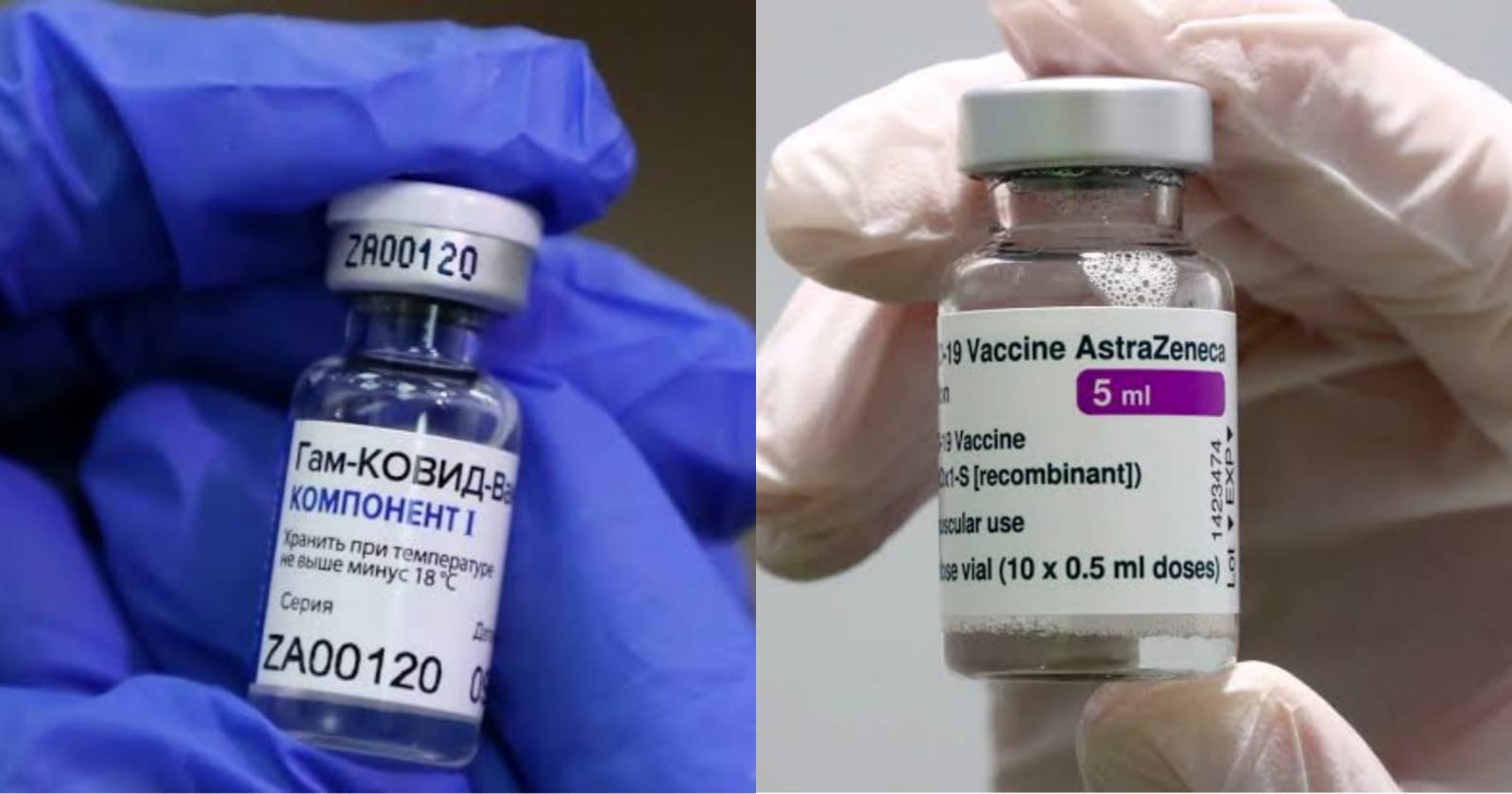 Combinación de vacunas COVID-19 Sputnik V y AstraZeneca es “muy buena”