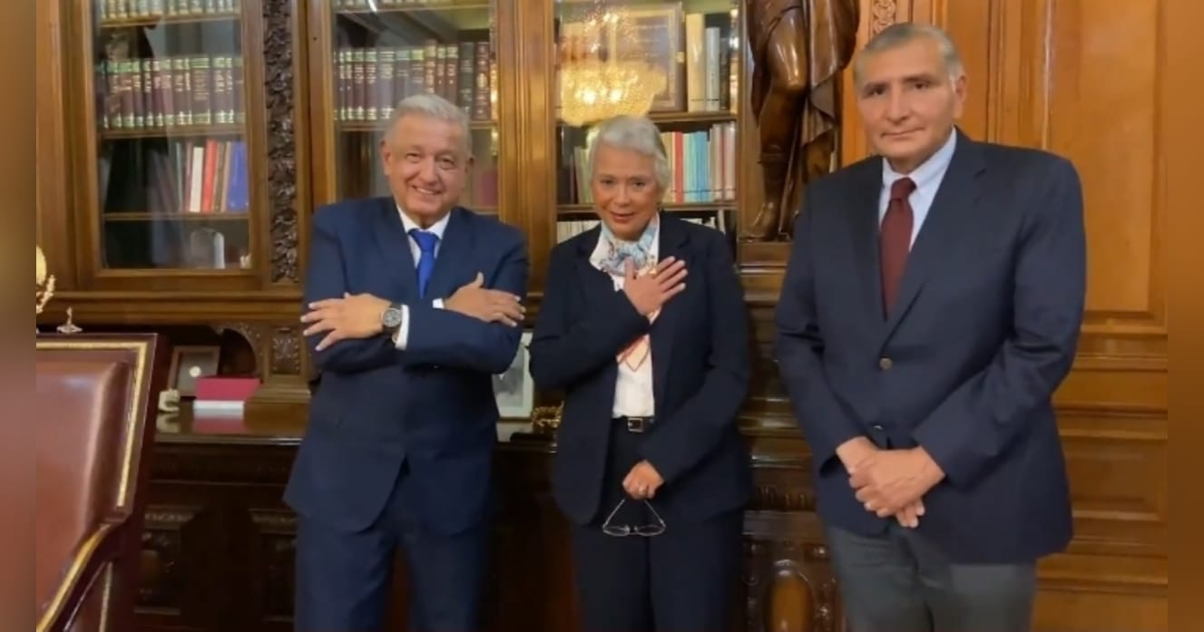 AMLO agradece a Sánchez Cordero por su trabajo en la Segob