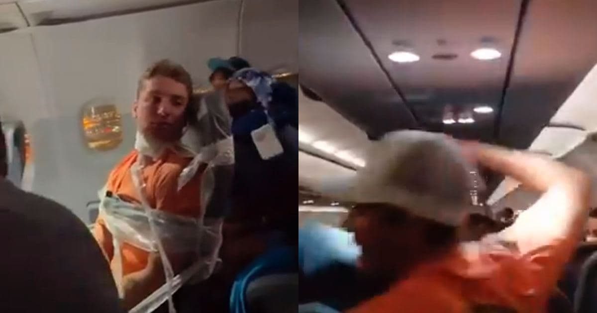 Atan a pasajero durante un vuelo por acosar a las azafatas