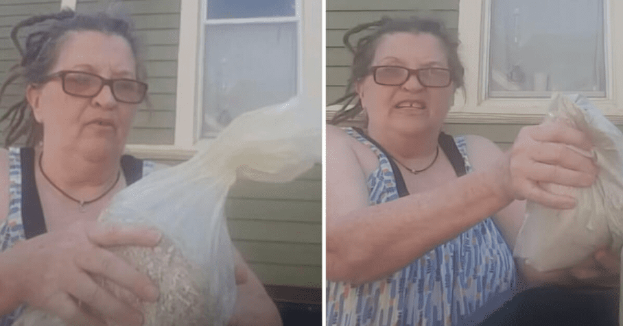 [VIDEO] Mujer tira las cenizas de su esposo a la basura “por todas las veces que me pateó”