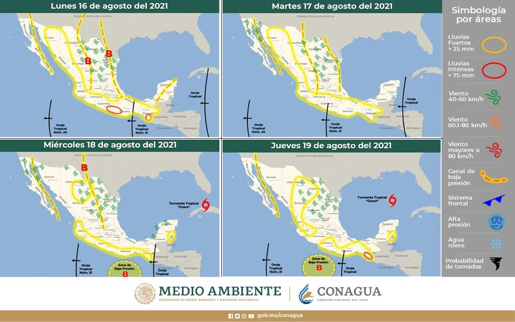 Pronostican tormentas nocturnas esta semana en Morelos