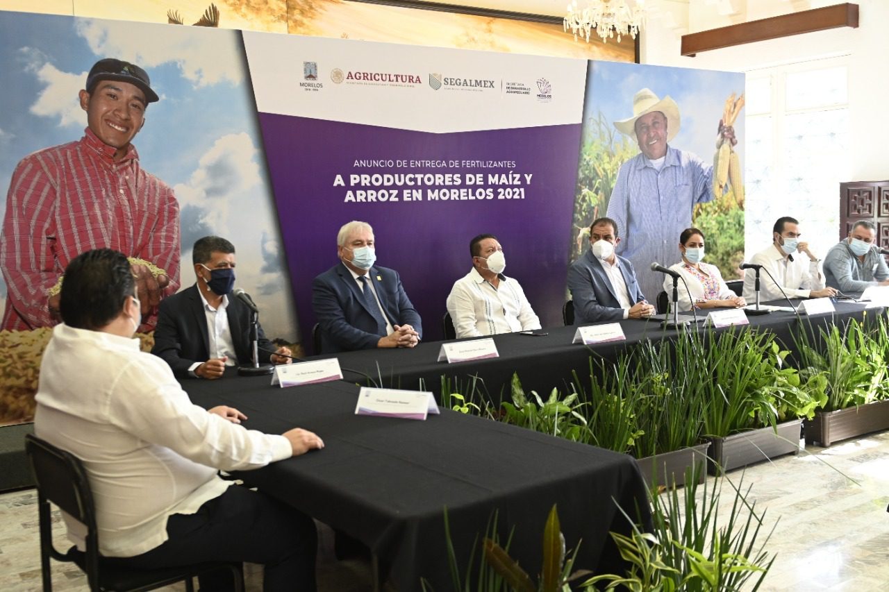 Inicia en Morelos la entrega del programa Fertilizantes del Bienestar 2021
