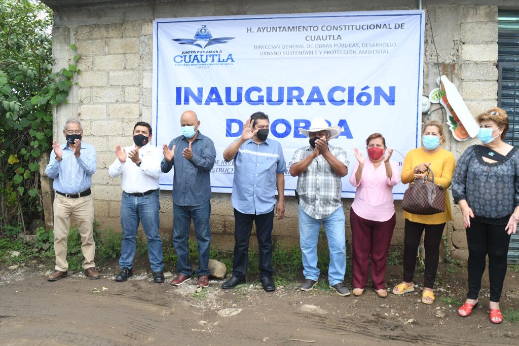 Entregan obras con inversión de casi 5 mdp en Cuautla