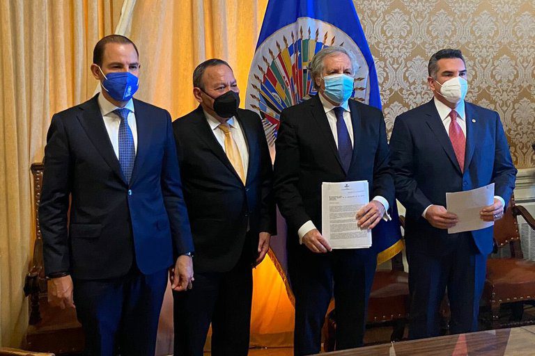 PRI, PAN y PRD denunciaron ante la OEA supuesta “narcoelección” en México