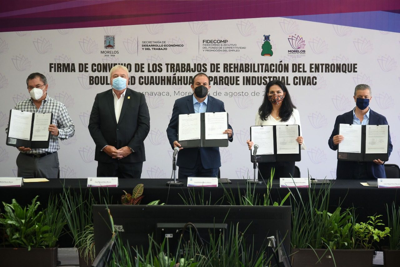Rehabilitarán acceso al parque industrial de Civac en Jiutepec